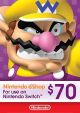 Nintendo eShop Card 70 USD (USA)